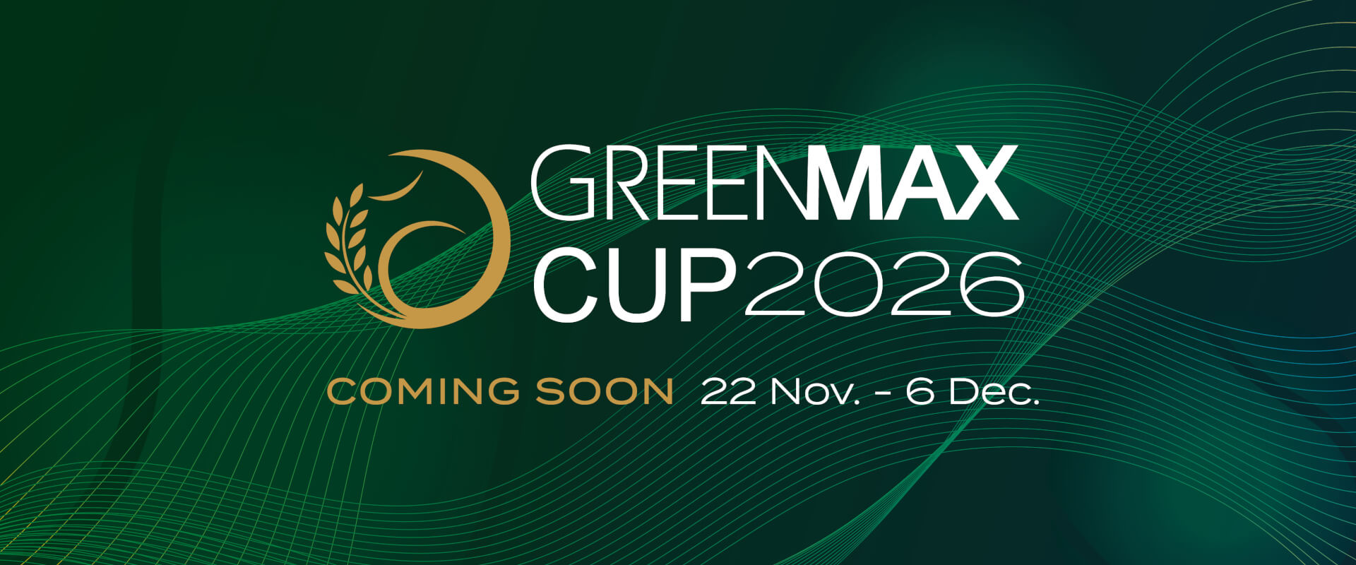 GREENMAX CUP 2026 示範橫幅 1
